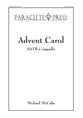 Advent Carol SATB choral sheet music cover